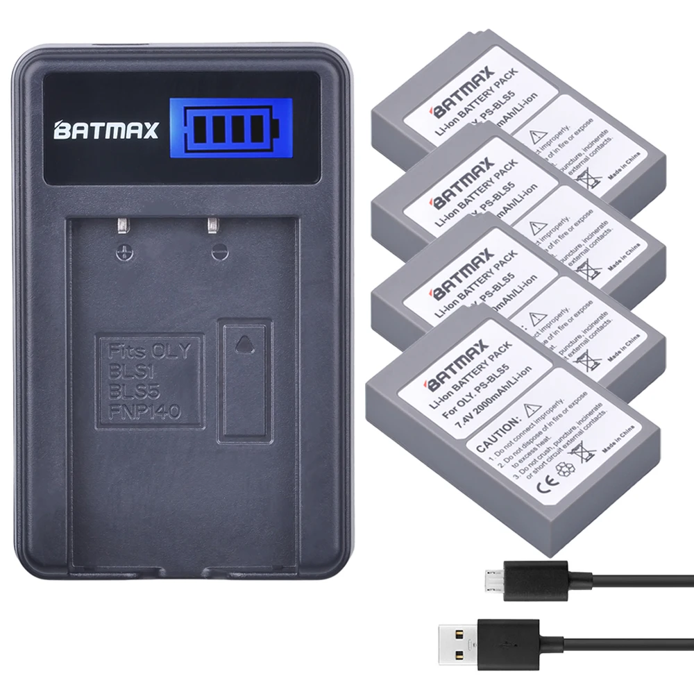 Аккумуляторная батарея Batmax, 4 шт., внешняя аккумуляторная батарея + зарядное устройство для USB с ЖК-дисплеем для Olympus, внешняя деталь, стилус 1
Аккумуляторная батарея Batmax, 4 шт., внешняя аккумуляторная батарея + зарядное устройство для USB с ЖК-дисплеем для Olympus, внешняя деталь, стилус 1