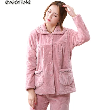 2019 autumn winter warm pajamas set women Plus size pyjamas women's lounge sleepwear sets High end flannel pijamas suit homewear
2019 autumn winter warm pajamas set women Plus size pyjamas women's lounge sleepwear sets High end flannel pijamas suit homewear