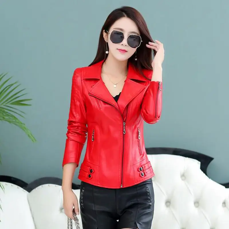 Free Shipping Fashion 2019 Autumn Winter Women Leather Coat Female Slim Short Leather Jacket Women's Outerwear LAA110
Free Shipping Fashion 2019 Autumn Winter Women Leather Coat Female Slim Short Leather Jacket Women's Outerwear LAA110