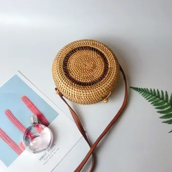 JHD-Fashion Explosion Straw Circle Bags Women Summer Handwoven Bali Round Retro Rattan Straw Beach New Casual Bag Feminina(A)
JHD-Fashion Explosion Straw Circle Bags Women Summer Handwoven Bali Round Retro Rattan Straw Beach New Casual Bag Feminina(A)