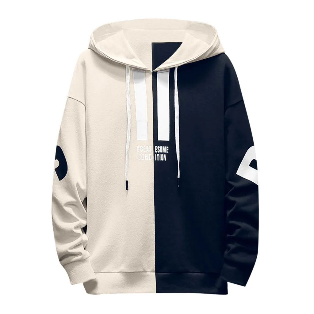 High Quality Fashion Design Mens Spring Winter Hip Hop Patchwork Color Pocket Warm Hoodie Top Blouse Sweatshirt Men 2019
High Quality Fashion Design Mens Spring Winter Hip Hop Patchwork Color Pocket Warm Hoodie Top Blouse Sweatshirt Men 2019