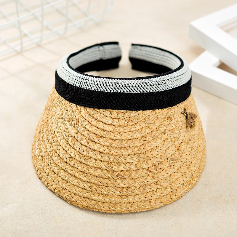 2019 New Woman's Sun Hats Female Bowknot Visor Caps Hand Made DIY Straw Summer Cap Casual Shade Hat Empty Top Hat Beach Raffia
2019 New Woman's Sun Hats Female Bowknot Visor Caps Hand Made DIY Straw Summer Cap Casual Shade Hat Empty Top Hat Beach Raffia
