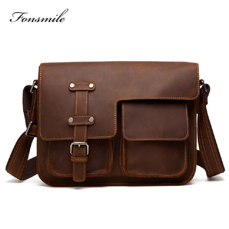 T036 New Trend Genuine Leather Men's Shoulder Bag Vintage Male Handbags Messenger Bags Men Business Crossbody Bag Handtasche
T036 New Trend Genuine Leather Men's Shoulder Bag Vintage Male Handbags Messenger Bags Men Business Crossbody Bag Handtasche