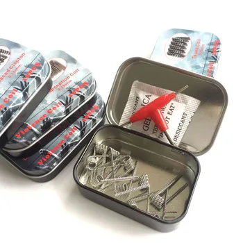 Demon Killer Violence Wire Clapton Alien Tsuka staple staggered fused Spaced Framed clapception Prebuilt Coils For RDA Atomizer
Demon Killer Violence Wire Clapton Alien Tsuka staple staggered fused Spaced Framed clapception Prebuilt Coils For RDA Atomizer
