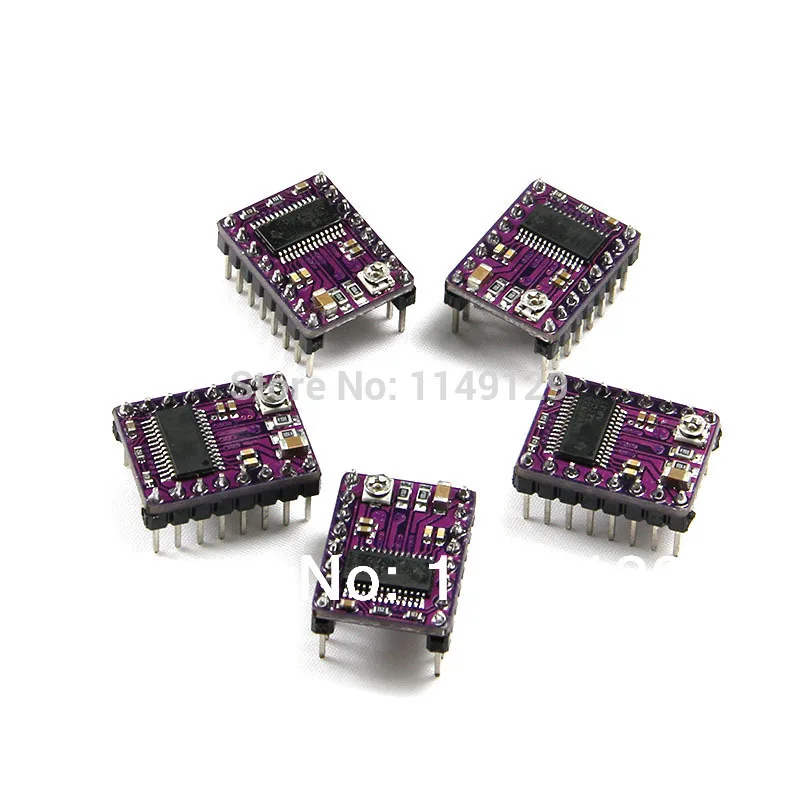 

Geeetech 5PCS/LOT StepStick DRV8825 Stepper Driver Pololu Reprap 4layer PCB for 3D Printer Sanguinololu Prusa