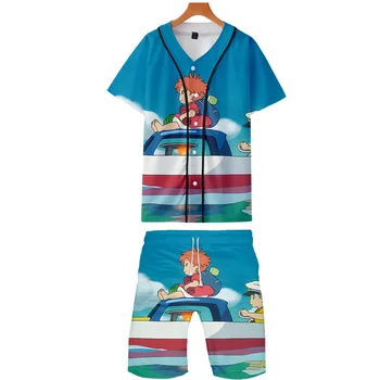 Anime Movie Ponyo On The Cliff Two Piece Set Men's Beach Cool Harajuku 3D Oversized T Shirt Set+Baseball T Shirt Sets PLus Size
Anime Movie Ponyo On The Cliff Two Piece Set Men's Beach Cool Harajuku 3D Oversized T Shirt Set+Baseball T Shirt Sets PLus Size