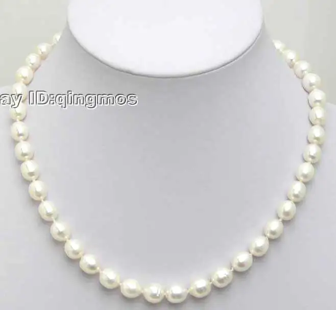 Qingmos small 5-6MM Rice shape WHITE Natural freshwater PEARL 17" NECKLACE -nec5024 Wholesale/retail Free shipping
Qingmos small 5-6MM Rice shape WHITE Natural freshwater PEARL 17" NECKLACE -nec5024 Wholesale/retail Free shipping