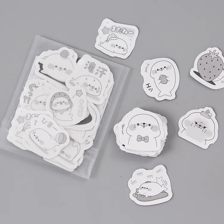 Cute Little sea lion Animal PVC Sticker Label Diary Album DIY Decoration Gift Waterproof Stickers Paper Tags
Cute Little sea lion Animal PVC Sticker Label Diary Album DIY Decoration Gift Waterproof Stickers Paper Tags