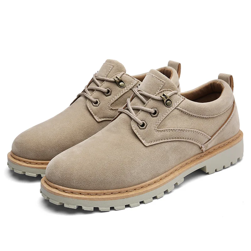 Fashion Leisure Men Motorcycle Boots Ankle Round Toe Low Lace up Martin Boots Solid Sewing Spring Autumm Outdoor Working Shoes
Fashion Leisure Men Motorcycle Boots Ankle Round Toe Low Lace up Martin Boots Solid Sewing Spring Autumm Outdoor Working Shoes