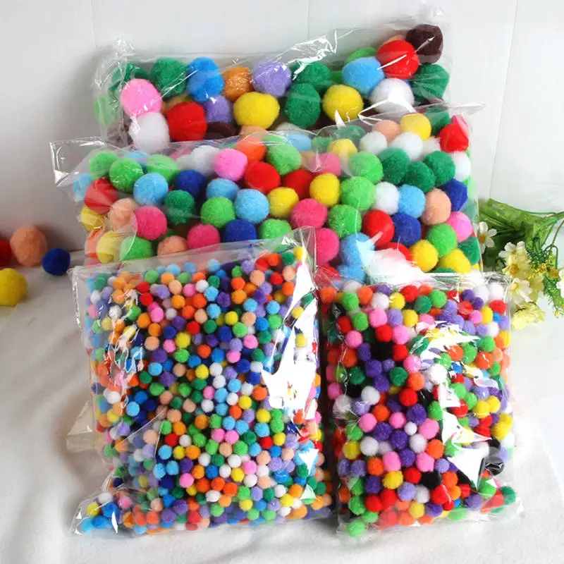 Pompom 8mm 10mm 15mm 20mm 25mm 30mm Round Pom poms Fur Balls DIY Crafts Pompoms For Kids Wedding Garment Sewing Home Decorations
Pompom 8mm 10mm 15mm 20mm 25mm 30mm Round Pom poms Fur Balls DIY Crafts Pompoms For Kids Wedding Garment Sewing Home Decorations