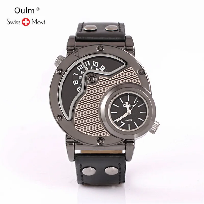 Oulm Chronograph Mens Sport Watches with Silicone Band Big Dial Military Quartz Watch Men Clock Relogio Masculino Reloj Hombre
Oulm Chronograph Mens Sport Watches with Silicone Band Big Dial Military Quartz Watch Men Clock Relogio Masculino Reloj Hombre