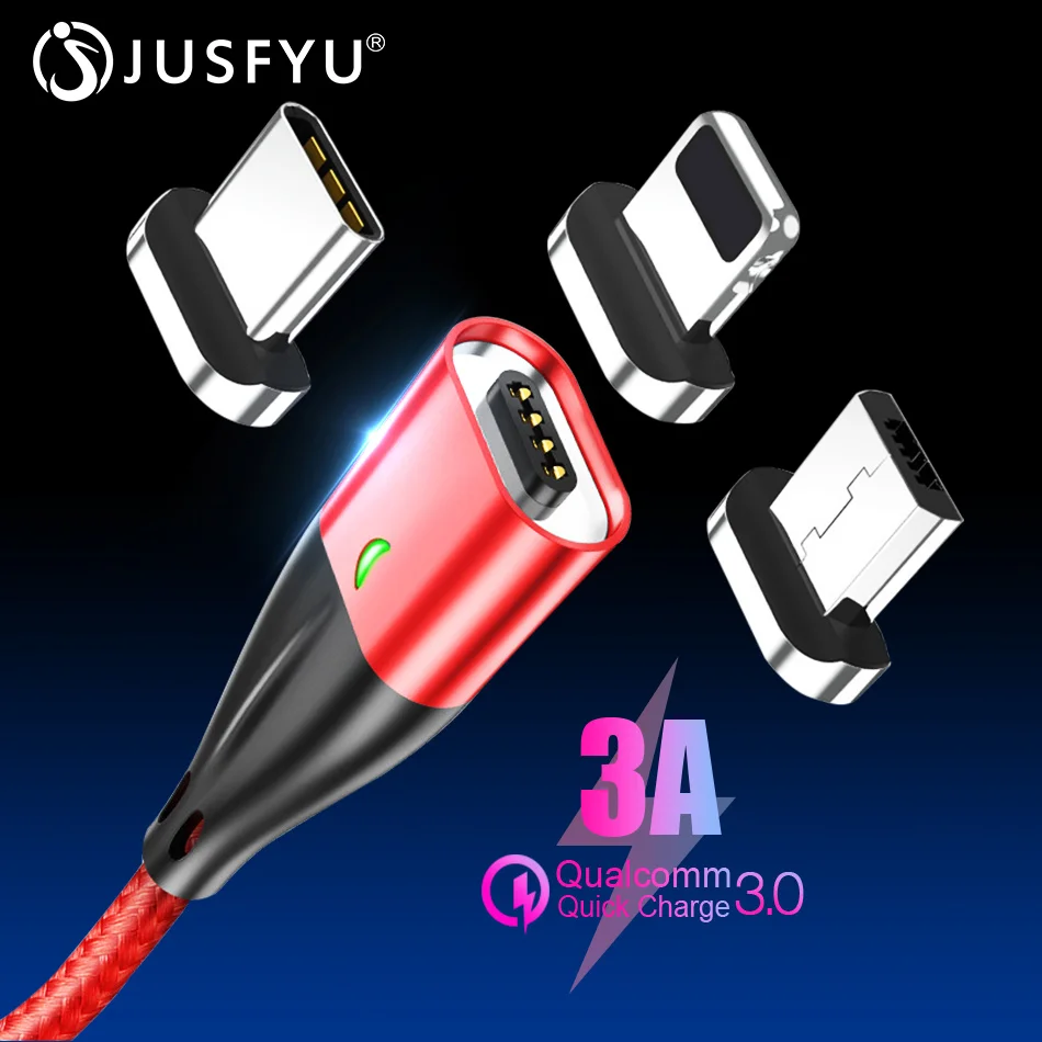 Mobile Phone 3A Magnetic Cable Charger 1m Micro USB Cable Type C Plug for iPhone x xs xr Samsung S8 S9 Huawei Fast Charging 3.0
Mobile Phone 3A Magnetic Cable Charger 1m Micro USB Cable Type C Plug for iPhone x xs xr Samsung S8 S9 Huawei Fast Charging 3.0