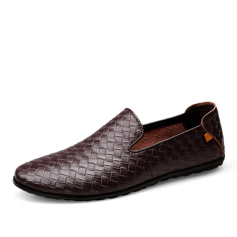 2019 Plaid Cow Leather Loafers Solid Black Brown Spring Summer Men's Flats Moccasins Mens Genuine Leather Shoes Casual Sneakers
2019 Plaid Cow Leather Loafers Solid Black Brown Spring Summer Men's Flats Moccasins Mens Genuine Leather Shoes Casual Sneakers