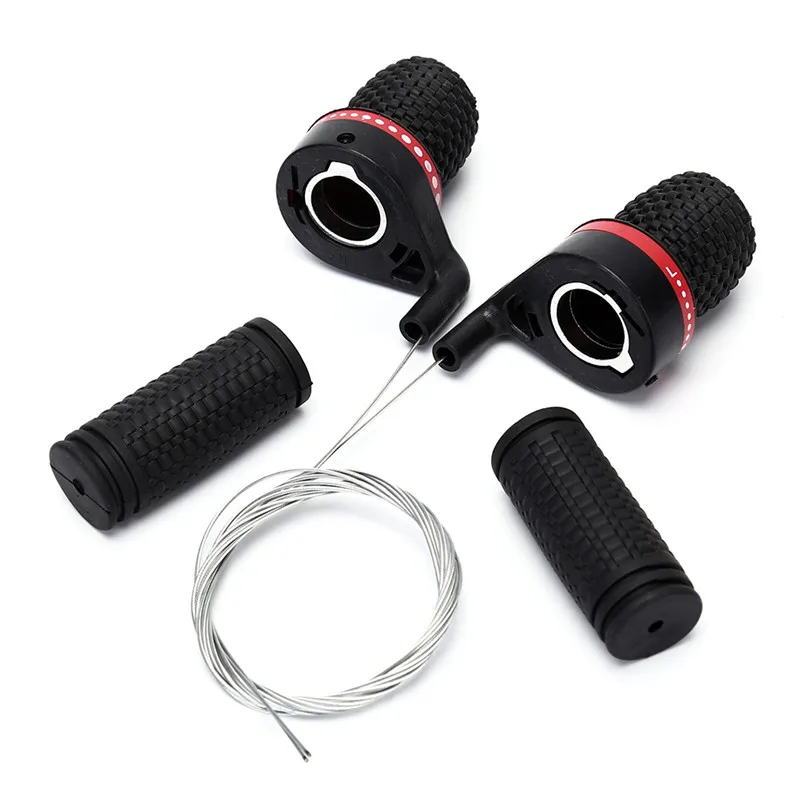New 1 Pair Twist Bicycle Gear Shifters Cycling MTB Road Mountain Bike Grip Speed Conjoined DIP Derailleur Bicycle Parts
New 1 Pair Twist Bicycle Gear Shifters Cycling MTB Road Mountain Bike Grip Speed Conjoined DIP Derailleur Bicycle Parts