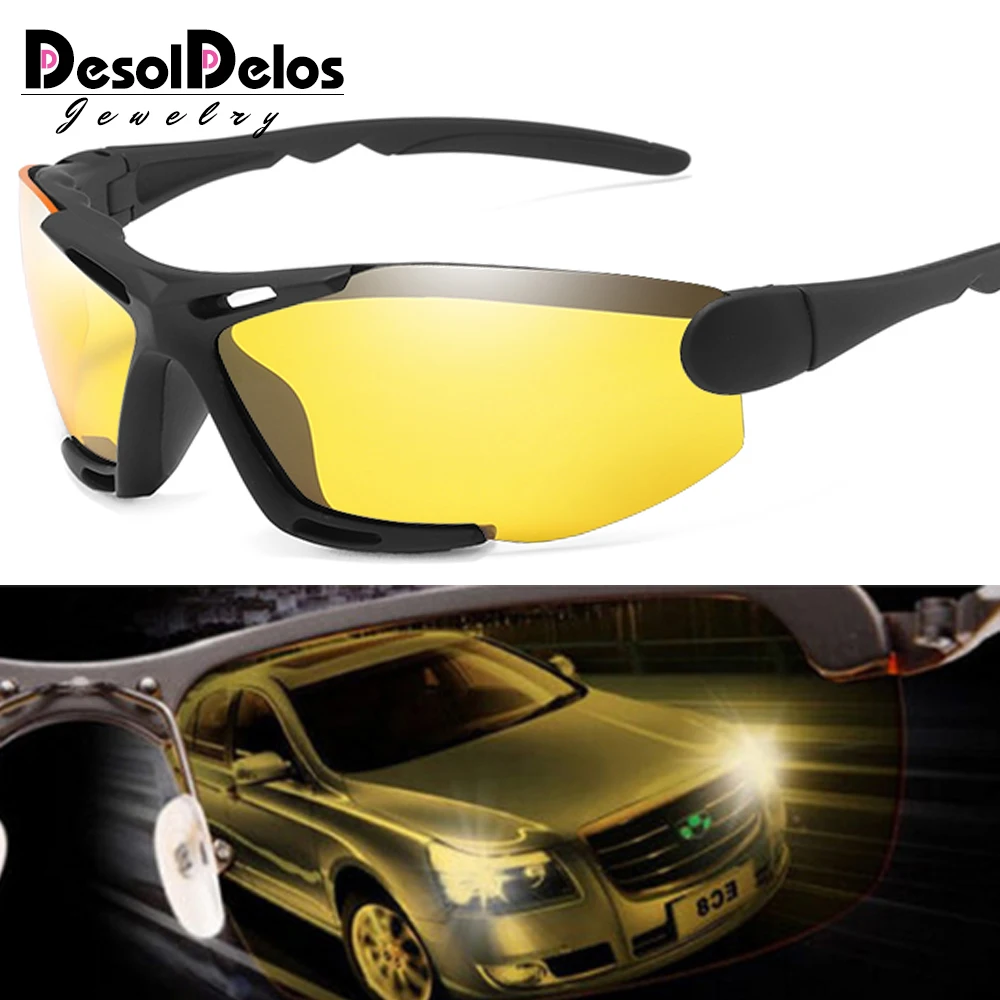 Unisex Night Vision 100% UV400 Polarised Driving Sun Glasses For Men Polarized Stylish Sunglasses Male Goggle Eyewears Gafas
Unisex Night Vision 100% UV400 Polarised Driving Sun Glasses For Men Polarized Stylish Sunglasses Male Goggle Eyewears Gafas