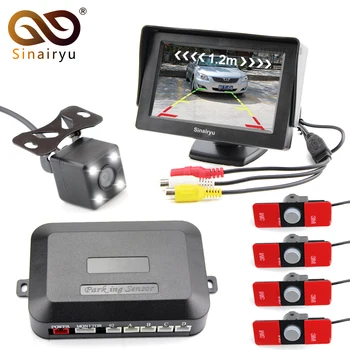 Sinairyu 3in1 16MM Flat Sensors Car Video Parking Sensor Radar With Rear View Camera Display Distance On 4.3" TFT Car Monitor
Sinairyu 3in1 16MM Flat Sensors Car Video Parking Sensor Radar With Rear View Camera Display Distance On 4.3" TFT Car Monitor