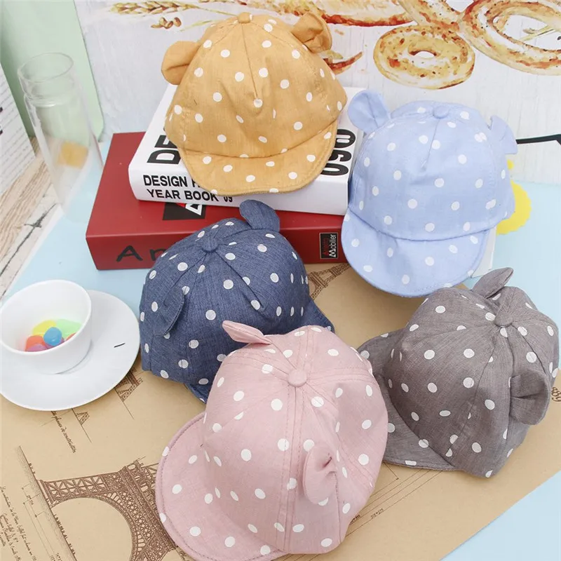 New Spring cute sun Cap Breathable Polka Dot hat soft and comfortable Baby Boys Girls cotton Sunscreen Accessories
New Spring cute sun Cap Breathable Polka Dot hat soft and comfortable Baby Boys Girls cotton Sunscreen Accessories