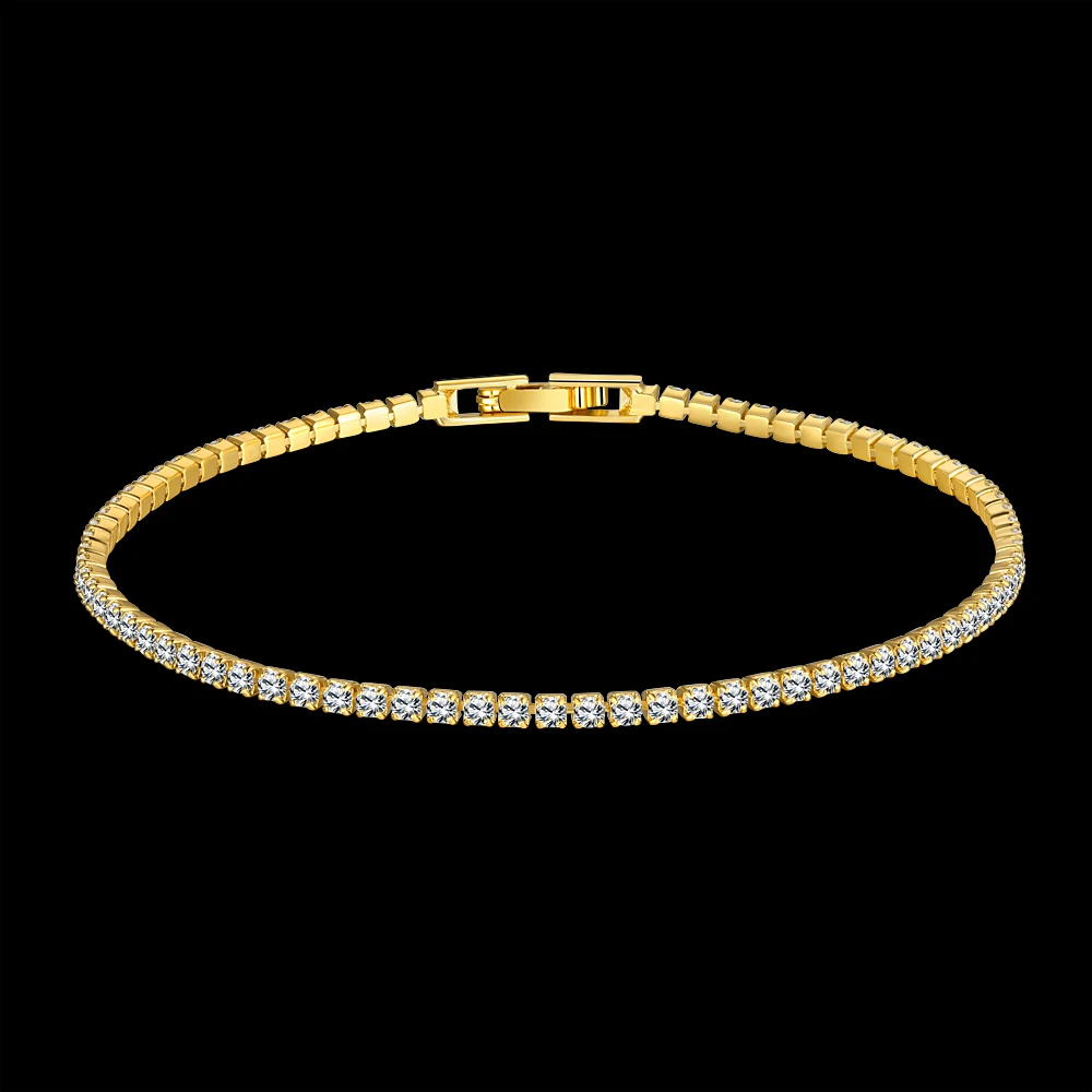 De haute qualite Mode Cristaux Clair Tennis De Bracelets pour les Femmes or Rose couleur Bijoux Femmes Bracelet
De haute qualite Mode Cristaux Clair Tennis De Bracelets pour les Femmes or Rose couleur Bijoux Femmes Bracelet