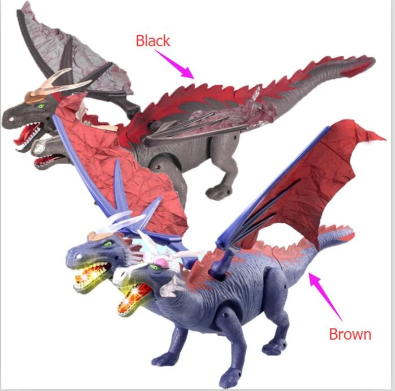 2017-new-children-electric-toy-6613-48cm-large-size-Double-headed-Dragon-wings-electric-dinosaur-walking (2)