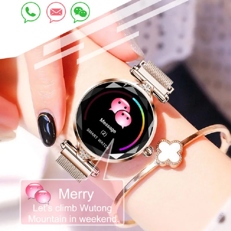 H1 Smart Bracelet Women Fashion Heart Rate Monitor Smartband Lady Gift Fitness Bracelet Pedometer for IOS Android Phone
H1 Smart Bracelet Women Fashion Heart Rate Monitor Smartband Lady Gift Fitness Bracelet Pedometer for IOS Android Phone