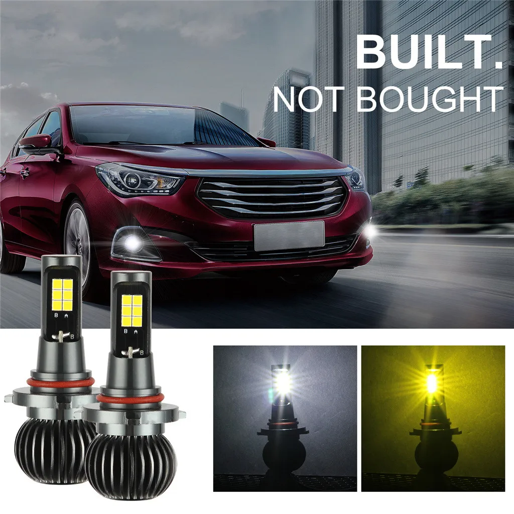 CARPRIE Car Light NEW hot sale White/Yellow LED Light 9005/9006 CSP Bulb Dual Color Kit For Fog Light Car 1Pair high quality9709
CARPRIE Car Light NEW hot sale White/Yellow LED Light 9005/9006 CSP Bulb Dual Color Kit For Fog Light Car 1Pair high quality9709