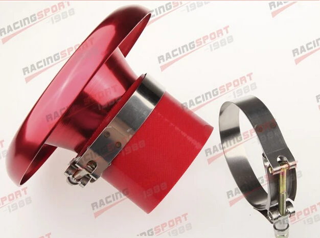 4" RED UNIVERSAL VELOCITY STACK FOR COLD/RAM ENGINE AIR INTAKE/TURBO HORN TURH-4-red-SIL-S4-RED
4" RED UNIVERSAL VELOCITY STACK FOR COLD/RAM ENGINE AIR INTAKE/TURBO HORN TURH-4-red-SIL-S4-RED