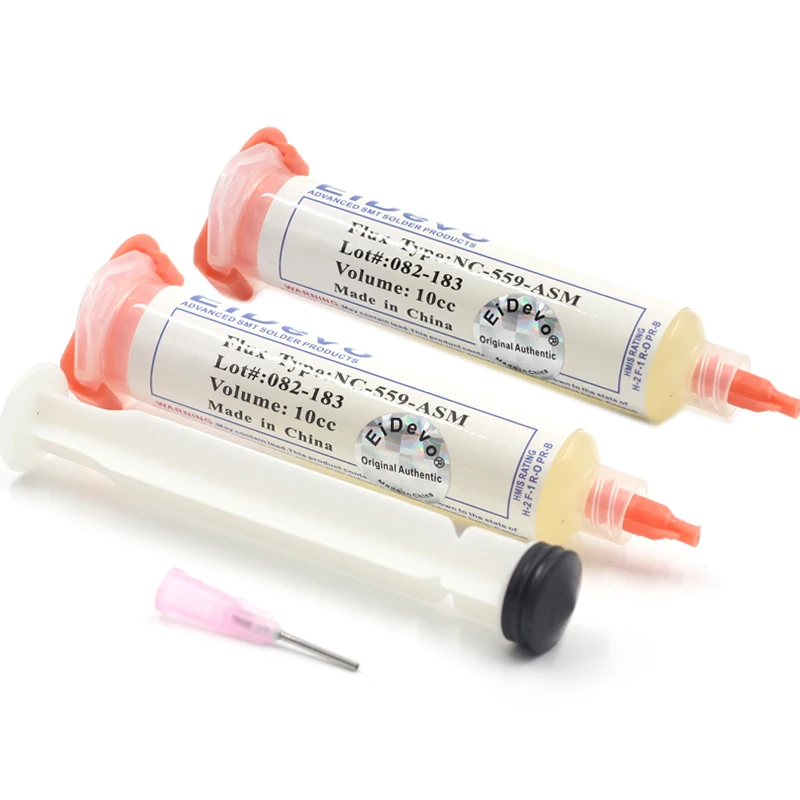 High quality Solder Flux Paste 559 10cc NC-559-ASM-UV Flux paste lead-free solder paste solder flux + Needles 2pcs/lot
High quality Solder Flux Paste 559 10cc NC-559-ASM-UV Flux paste lead-free solder paste solder flux + Needles 2pcs/lot
