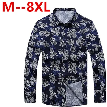 10XL 8XL 6XL Men Casual Long Sleeved Printed shirt Slim Fit Male Social Business Dress Shirt Brand Men Clothing Soft Comfortable
10XL 8XL 6XL Men Casual Long Sleeved Printed shirt Slim Fit Male Social Business Dress Shirt Brand Men Clothing Soft Comfortable