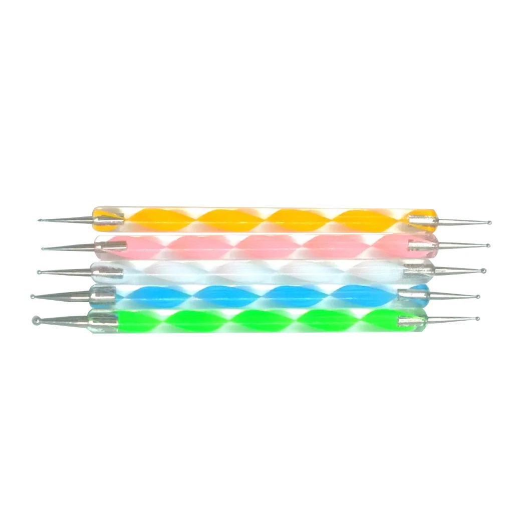 5pcs/set Double-ended 2-way Nail Art Dotting Pens Drill Point Pen Nail Polish Acrylic Pen Painting Dot DIY Nail Tools
5pcs/set Double-ended 2-way Nail Art Dotting Pens Drill Point Pen Nail Polish Acrylic Pen Painting Dot DIY Nail Tools