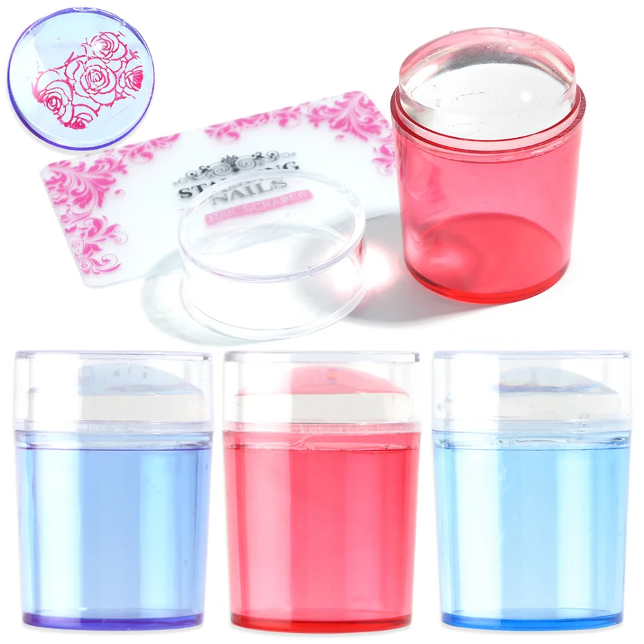 Nail Stamper Scraper Set Silicone Jelly Nail Art Stamping Template Polish Print Transfer Image Manicure Stamper Tools Kit LA1031
Nail Stamper Scraper Set Silicone Jelly Nail Art Stamping Template Polish Print Transfer Image Manicure Stamper Tools Kit LA1031