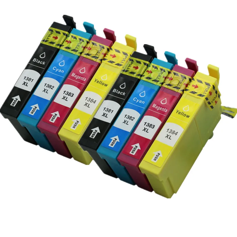Ink Cartridges T1381 T1382 T1383 T1384 Compatible For EPSON Printers Office TX320F TX325F TX525FW With Chip Printer Inkjet
Ink Cartridges T1381 T1382 T1383 T1384 Compatible For EPSON Printers Office TX320F TX325F TX525FW With Chip Printer Inkjet