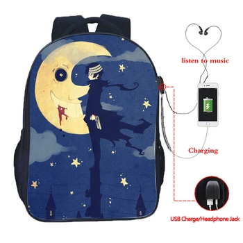 SOUL EATER Death the Kind USB Charge Bag Students School Backpack Beautiful USB Charging School Bags Daily Backpack
SOUL EATER Death the Kind USB Charge Bag Students School Backpack Beautiful USB Charging School Bags Daily Backpack