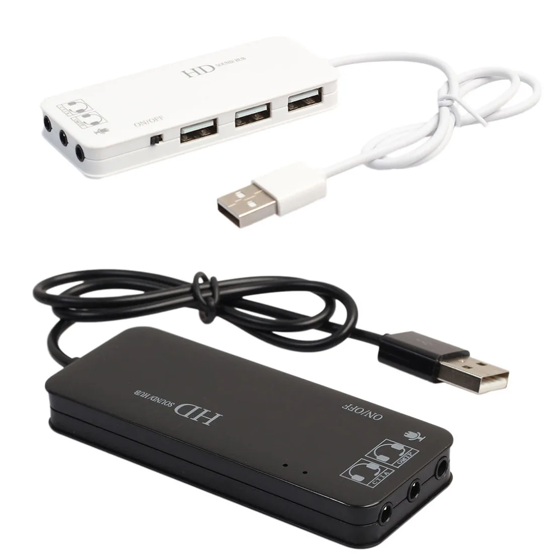 3 Port USB Hub with External 7.1 Channel Sound Card Headset Microphone Adapter USB Hub 2.0 for PC Laptop Computer
3 Port USB Hub with External 7.1 Channel Sound Card Headset Microphone Adapter USB Hub 2.0 for PC Laptop Computer