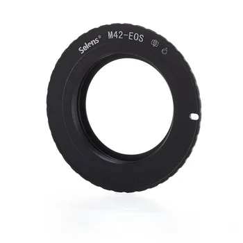 Selens Camera metal converter for M42(Aluminum Alloy)-EOS Lens to EF Mount Lens Adapter Ring for Canon 500D 600D 650D
Selens Camera metal converter for M42(Aluminum Alloy)-EOS Lens to EF Mount Lens Adapter Ring for Canon 500D 600D 650D