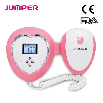 

Angelsounds Pocket Fetal Doppler Ultrasound Prenatal Baby Heart Beat Monitor No Radiation LCD Screen FHR Fetal Doppler CE FDA