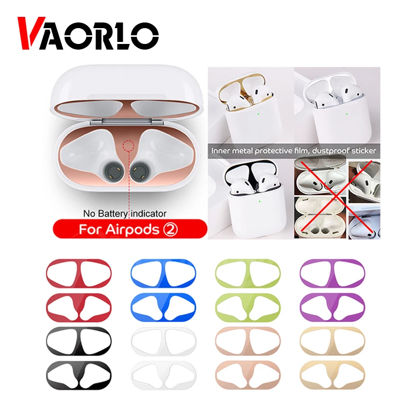 Metal Film Sticker For Airpods 2 Box Protective Case Plating Dust Guard Sticker Skin Cover Protector For Air pods 2 TWS earphone
Metal Film Sticker For Airpods 2 Box Protective Case Plating Dust Guard Sticker Skin Cover Protector For Air pods 2 TWS earphone