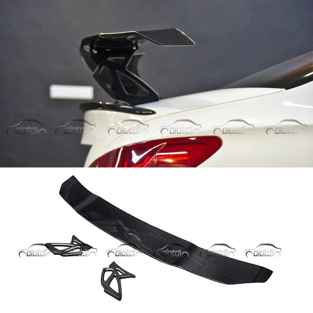 Carbon Fiber GT Spoiler Rear Trunk Wing for Mercedes Benz C63 CLA45 Sedan BMW F80 F82 F87 M2 M3 M4 | Автомобили и мотоциклы