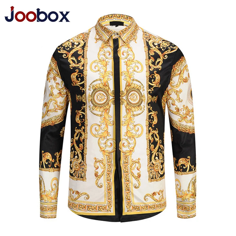 Luxury 2019 Men Gold Shirt New 3D Print Palace Long Sleeve Shirt Masculina Social Chemise Homme Fashion Shirts camisa hombre xxl
Luxury 2019 Men Gold Shirt New 3D Print Palace Long Sleeve Shirt Masculina Social Chemise Homme Fashion Shirts camisa hombre xxl