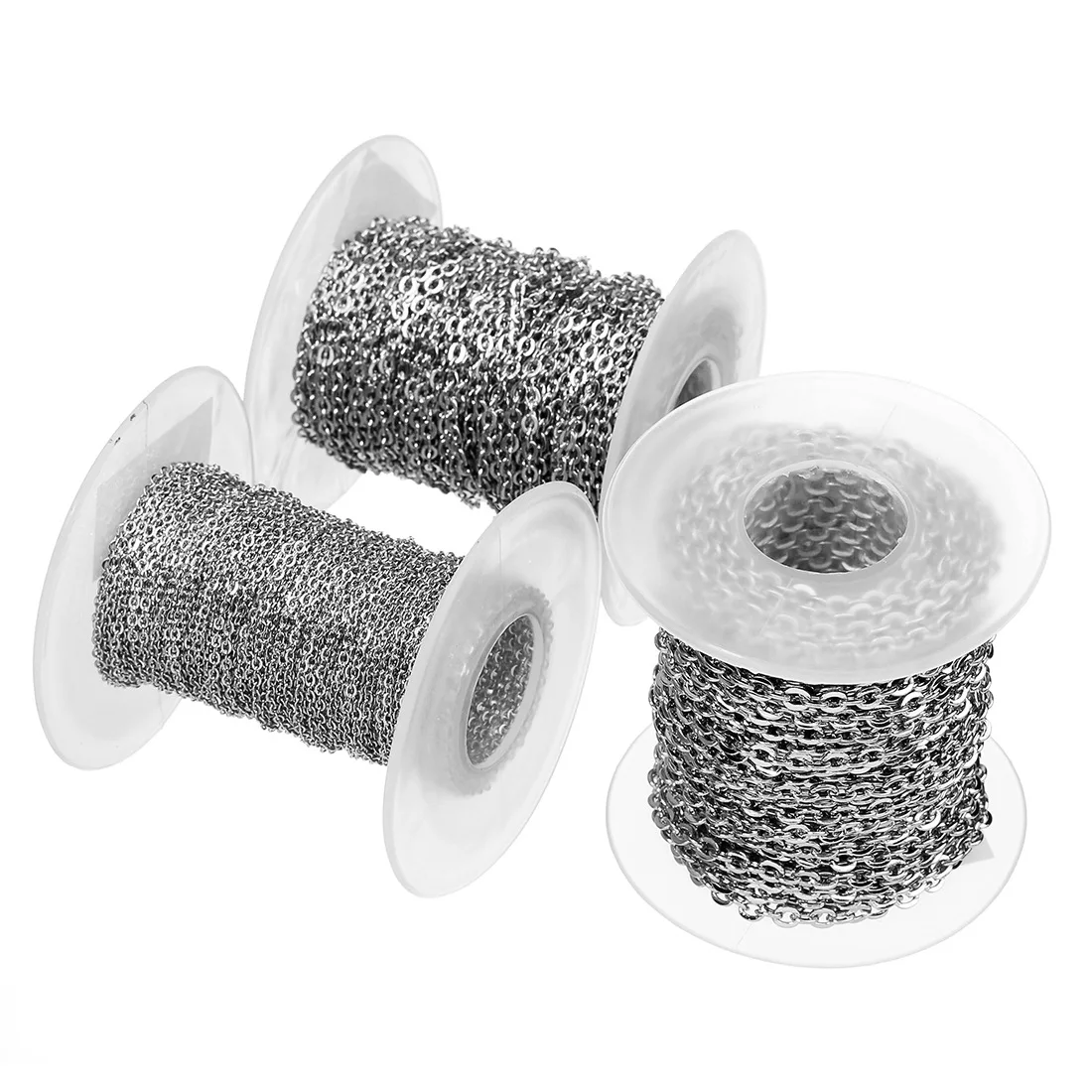 10 Yards/Roll 316L Stainless Steel 1 1.5 2 2.5 3mm Gold Silver Tone Hypoallergenic Flat Cable Link Chain for DIY Jewelry Making
10 Yards/Roll 316L Stainless Steel 1 1.5 2 2.5 3mm Gold Silver Tone Hypoallergenic Flat Cable Link Chain for DIY Jewelry Making