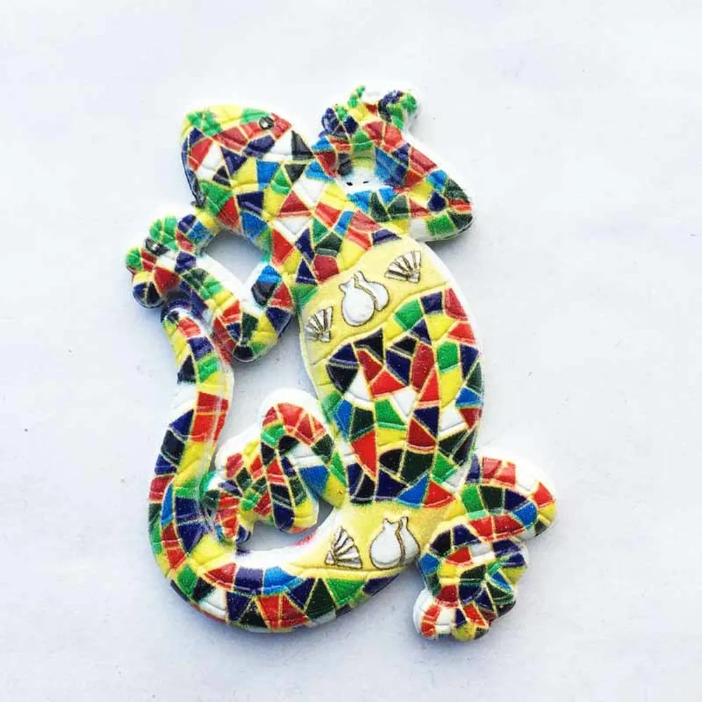 BABELEMI Metal High-end Mosaic Lizard Spain Barcelona Travel Souvenir Fridge Magnet Sticker Refrigerator Magnets Home Decoration
BABELEMI Metal High-end Mosaic Lizard Spain Barcelona Travel Souvenir Fridge Magnet Sticker Refrigerator Magnets Home Decoration