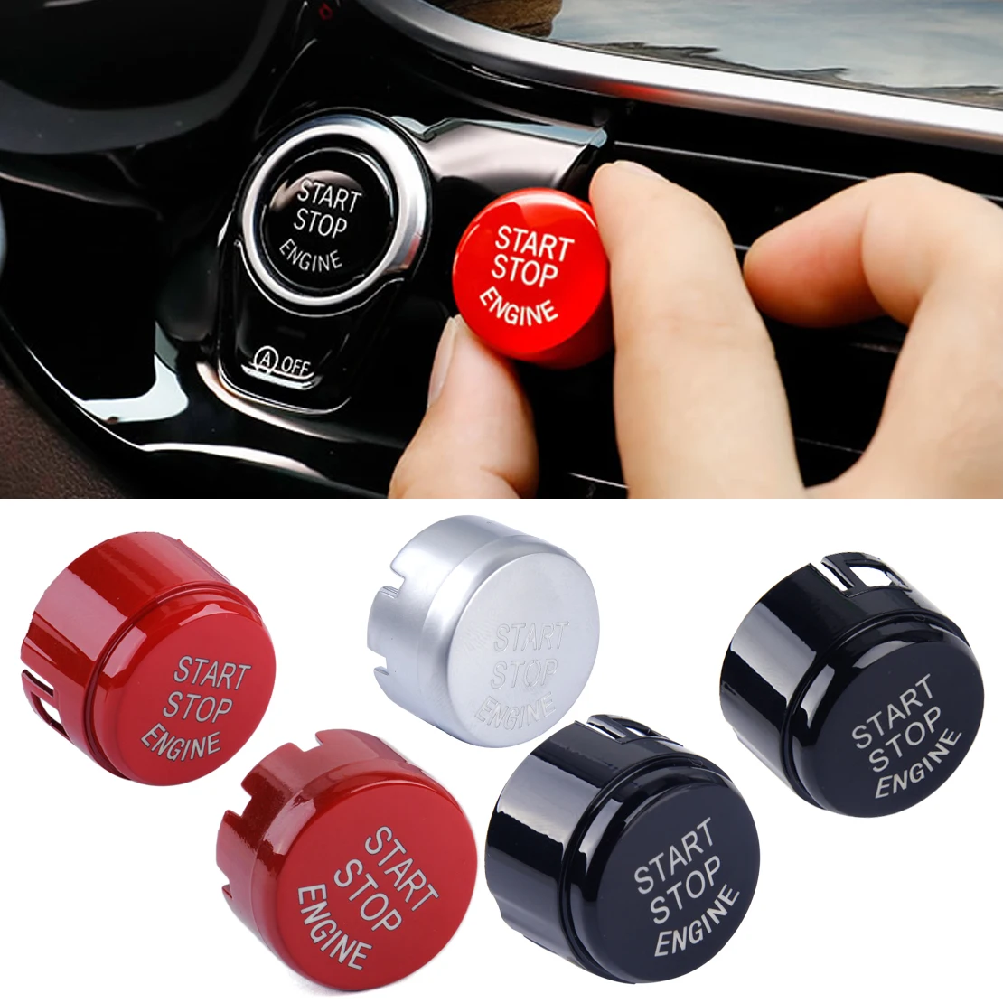 DWCX ABS Plastic Car Start Stop Engine Button Switch Cover 61319153832 Fit for BMW 5 6 7 F01 F10 F11 F20 F21 F30 F31
DWCX ABS Plastic Car Start Stop Engine Button Switch Cover 61319153832 Fit for BMW 5 6 7 F01 F10 F11 F20 F21 F30 F31