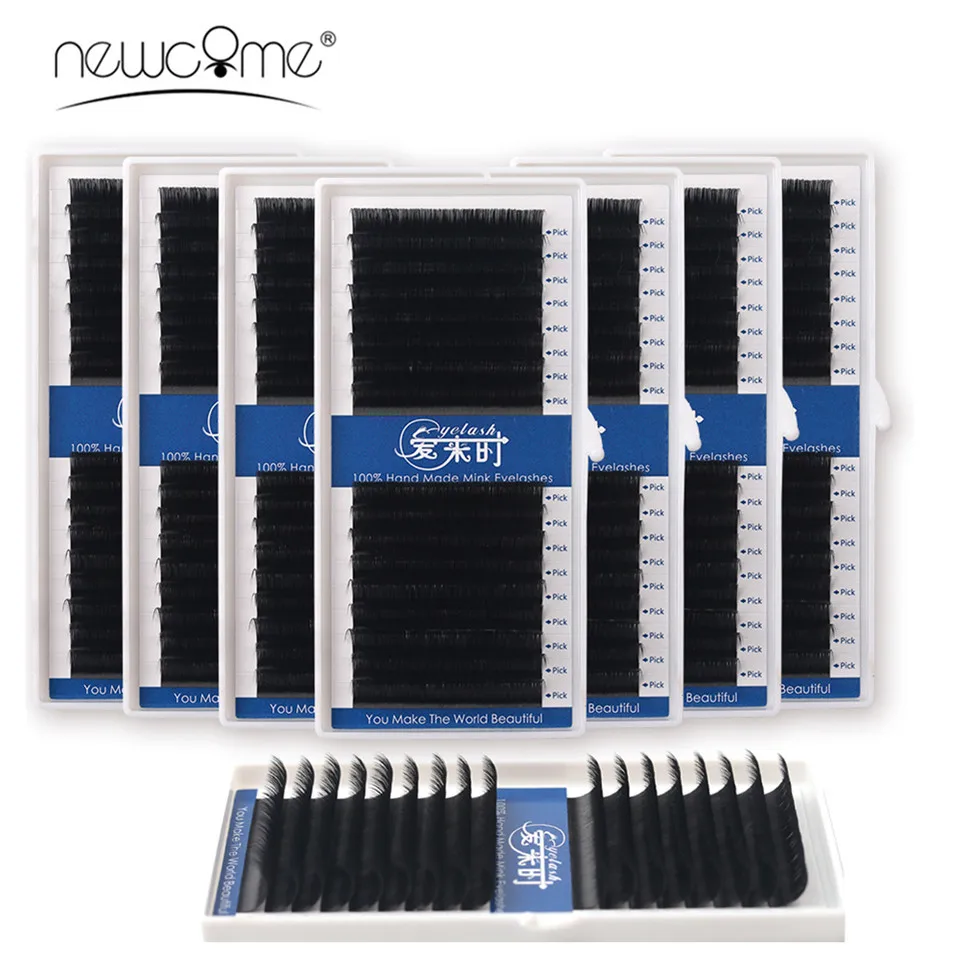 NEWCOME 10 Trays 16 Lines 3D Volume False Mink Eyelash Extension Individual Silk Korea Eye Lashes Professional Eye Makeup Tools
NEWCOME 10 Trays 16 Lines 3D Volume False Mink Eyelash Extension Individual Silk Korea Eye Lashes Professional Eye Makeup Tools