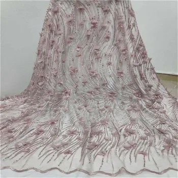 pink New Design French Net Lace Fabric For Party Dress African 3d Flower Tulle Lace Fabric With Beads Swiss Voile lace Fabrids
pink New Design French Net Lace Fabric For Party Dress African 3d Flower Tulle Lace Fabric With Beads Swiss Voile lace Fabrids