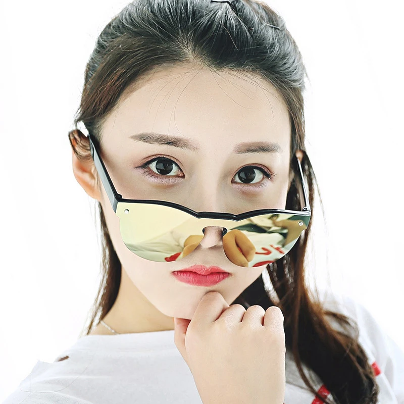 Rimless Sunglasses Women Cat Eye 2018 Sun Glasses For Women Brand Designer Fashion Mirrored Oversized Sunglasses UV400
Rimless Sunglasses Women Cat Eye 2018 Sun Glasses For Women Brand Designer Fashion Mirrored Oversized Sunglasses UV400