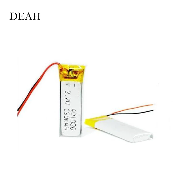 3.7V 130mAh 401030 Lithium Polymer Li-Po li ion Rechargeable Battery For MP3 MP4 MP5 GPS DVD tablet Bluetooth camera Lipo cell
3.7V 130mAh 401030 Lithium Polymer Li-Po li ion Rechargeable Battery For MP3 MP4 MP5 GPS DVD tablet Bluetooth camera Lipo cell