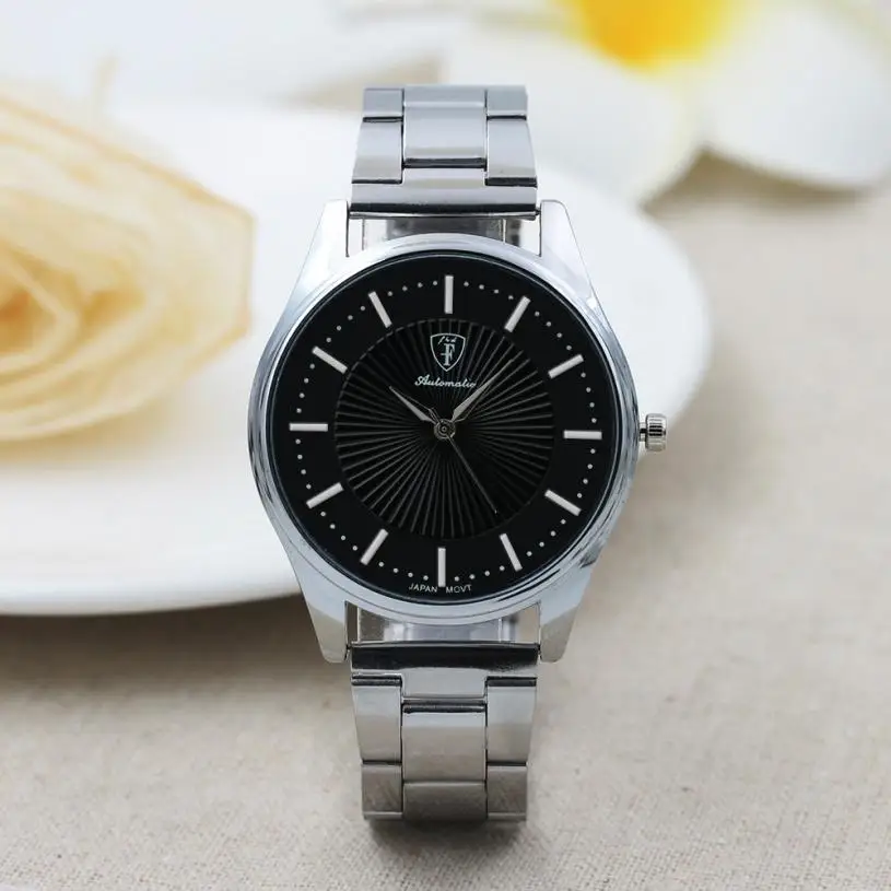 New Men Watch Luxury Brand Men's Crystal Stainless Steel Fashion Quartz-Watch 2017 Casual Male Sports Wristwatch Clocks
New Men Watch Luxury Brand Men's Crystal Stainless Steel Fashion Quartz-Watch 2017 Casual Male Sports Wristwatch Clocks