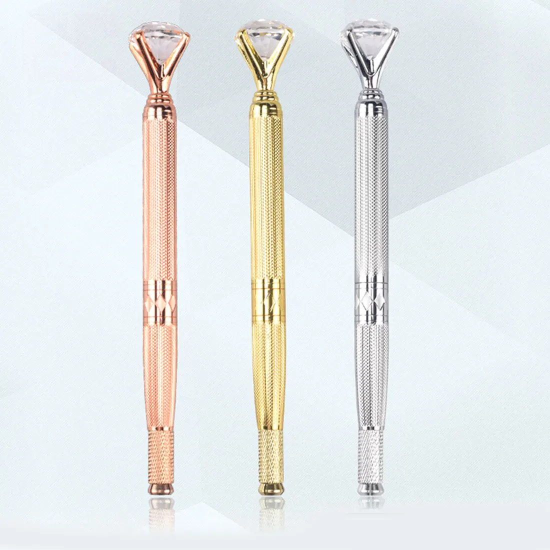 New Eyebrow Manual Pen Microblading Tattoo Machine For Permanent Lip Embroidery With Crystal Diamond 1pc | Красота и здоровье