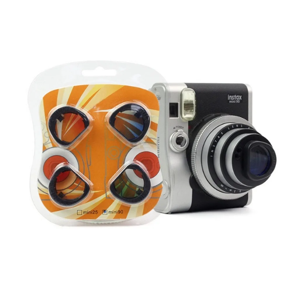 4pcs/Set Gradient Color Fujifilm Instax Mini 90 Instant Camera Colorful Filters Magic Close Up Lens Camera
4pcs/Set Gradient Color Fujifilm Instax Mini 90 Instant Camera Colorful Filters Magic Close Up Lens Camera