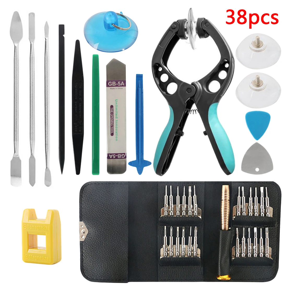 38 in 1 Pry Disassemble Tool Set Mobile Phone Screen Opening Pliers Repair Tools Kit Screwdriver Set for iPhone Samsung Sony
38 in 1 Pry Disassemble Tool Set Mobile Phone Screen Opening Pliers Repair Tools Kit Screwdriver Set for iPhone Samsung Sony