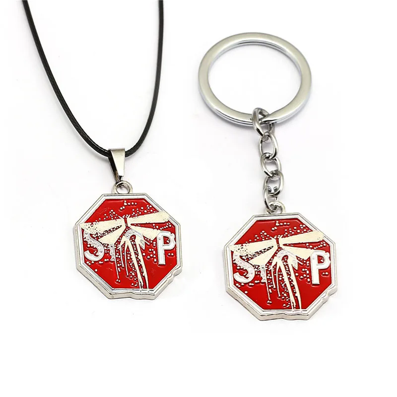 Game The Last of Us 2 Keychain Metal Red Logo Key Ring Holder Rape Chain Pendant Porte Clef Men Car Women Bag Jewelry llavero
Game The Last of Us 2 Keychain Metal Red Logo Key Ring Holder Rape Chain Pendant Porte Clef Men Car Women Bag Jewelry llavero
